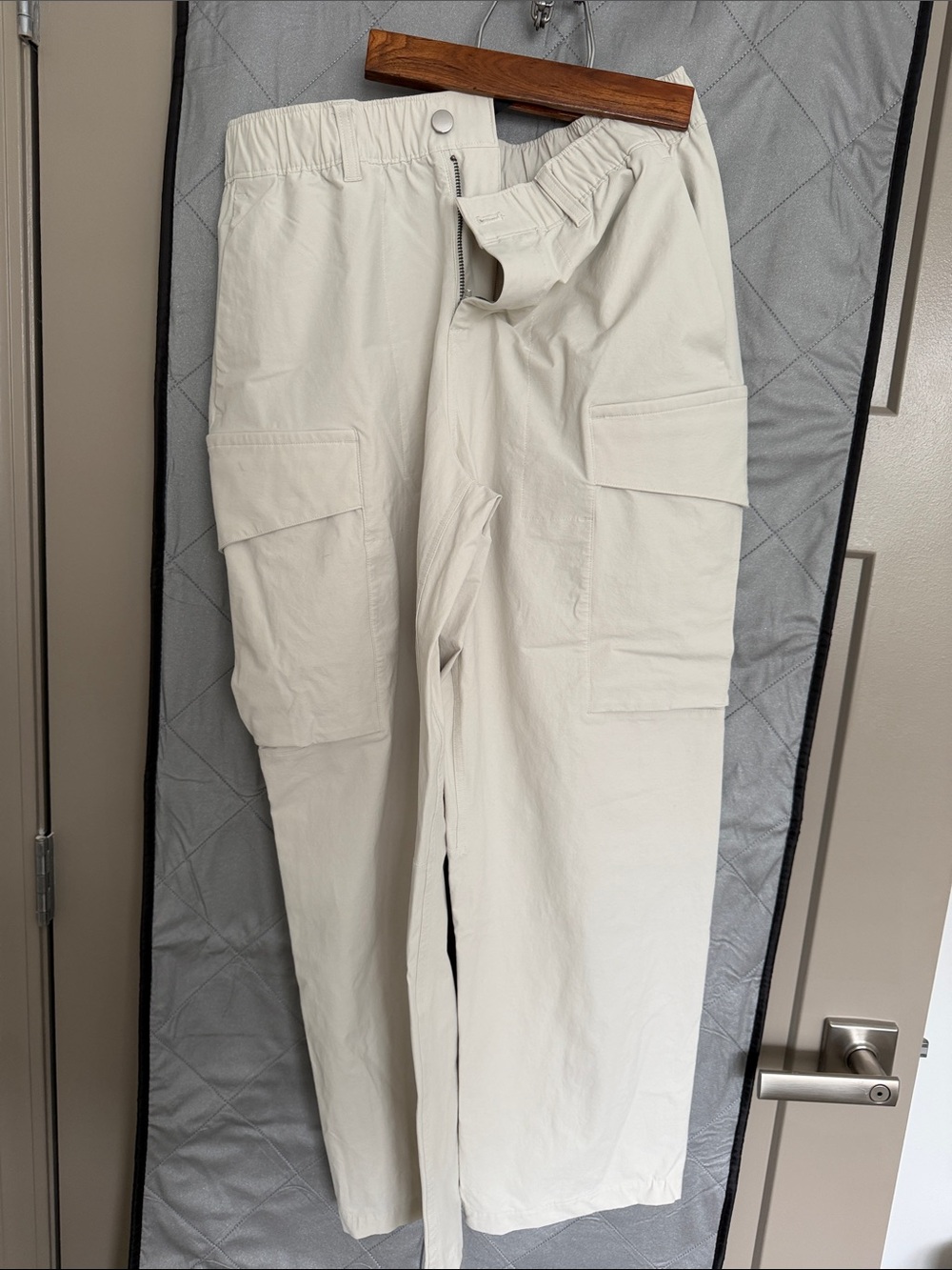lululemon athletica Cream Cargo Pants with Utility Pockets